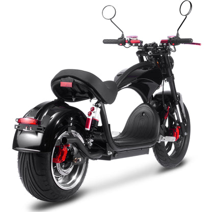 MotoTec Raven 60V 30Ah 2500W Lithium Electric Scooter Black - view 5