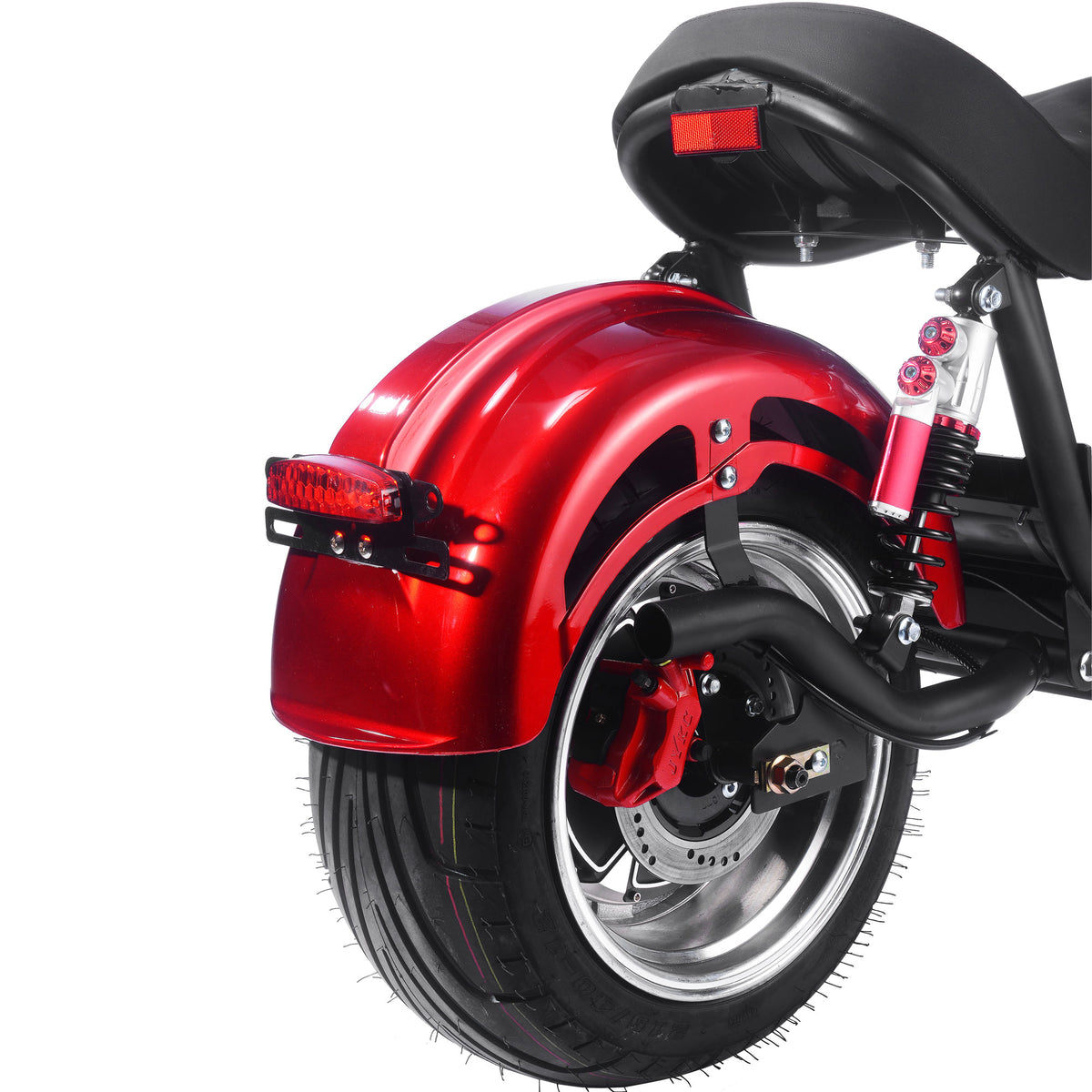 MotoTec Raven 60V 30Ah 2500W Lithium Electric Scooter Red - view 7