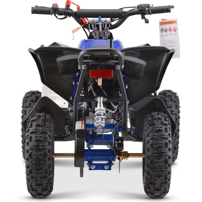 MotoTec Renegade 40cc 4-Stroke Kids Gas ATV Blue - view 2