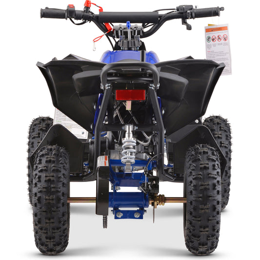 MotoTec Renegade 40cc 4-Stroke Kids Gas ATV Blue - view 2