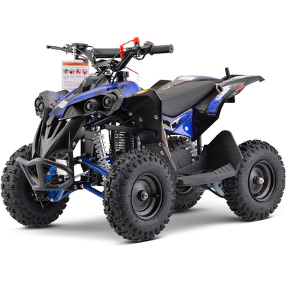 MotoTec Renegade 40cc 4-Stroke Kids Gas ATV Blue - view 5