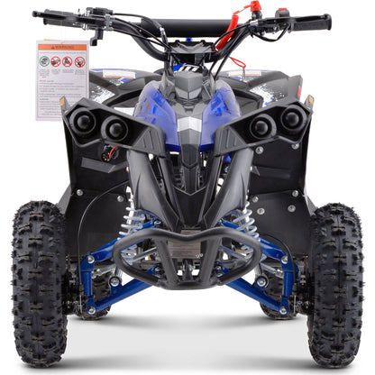 MotoTec Renegade 40cc 4-Stroke Kids Gas ATV Blue - view 6