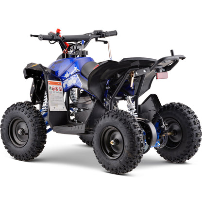 MotoTec Renegade 40cc 4-Stroke Kids Gas ATV Blue - view 7