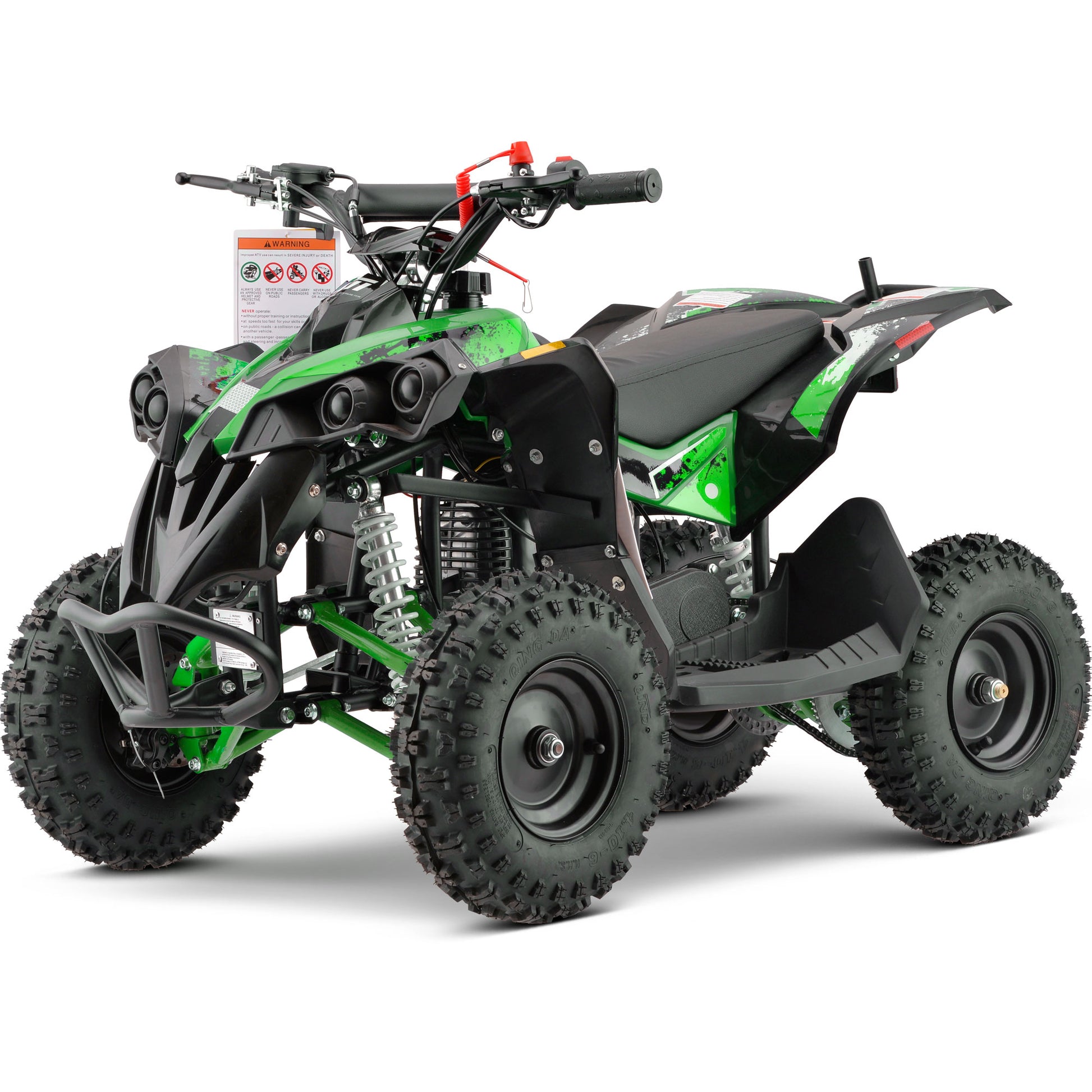 MotoTec Renegade 40cc 4-Stroke Kids Gas ATV Green - view 5