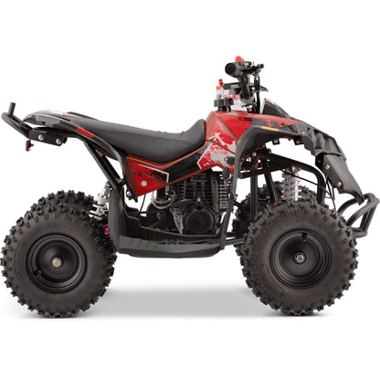 MotoTec Renegade 40cc 4-Stroke Kids Gas ATV Red - view 4