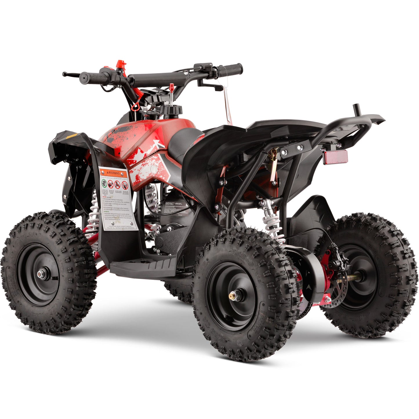 MotoTec Renegade 40cc 4-Stroke Kids Gas ATV Red - view 7