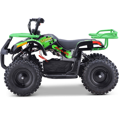 MotoTec 36V 500W Sonora Kids ATV Green - view 3