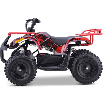 MotoTec 36V 500W Sonora Kids ATV Red Flame - view 3
