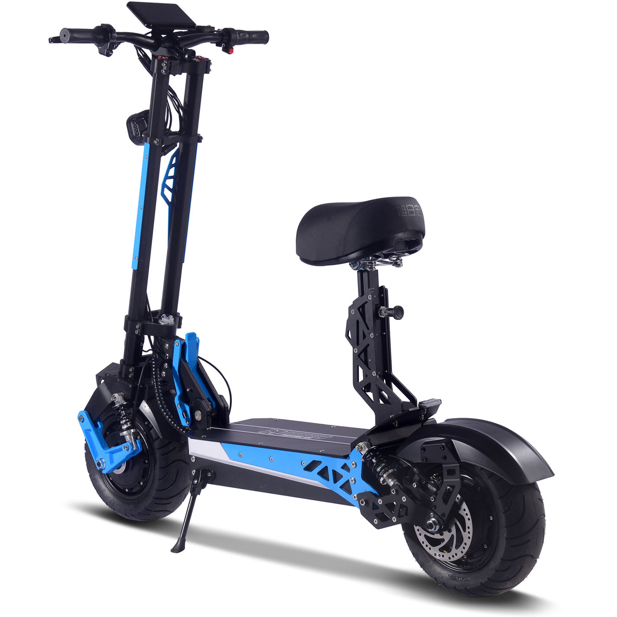 MotoTec Switchblade 60V 4000W Lithium Electric Scooter Blue - view 6