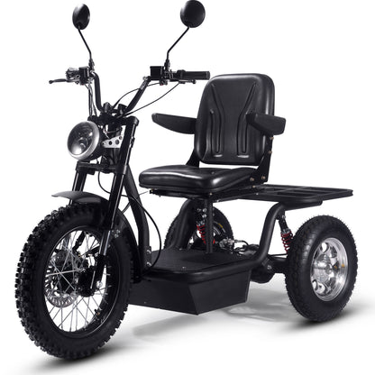 MotoTec Electric Trike 60V 1800W Black