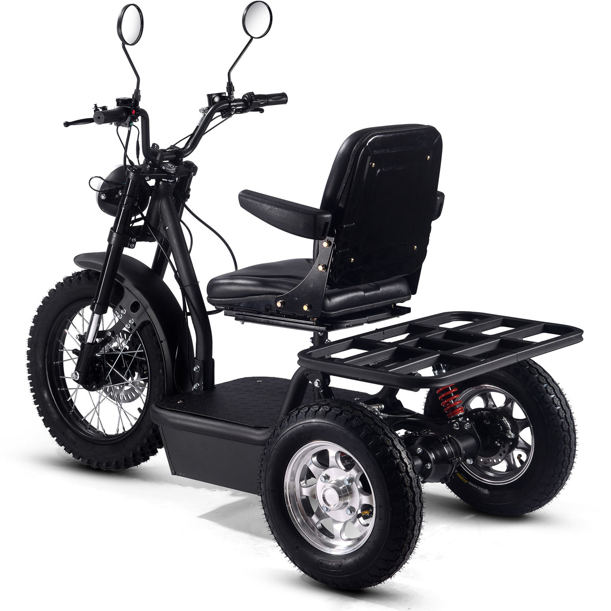 MotoTec Electric Trike 60V 1800W Black - view 3