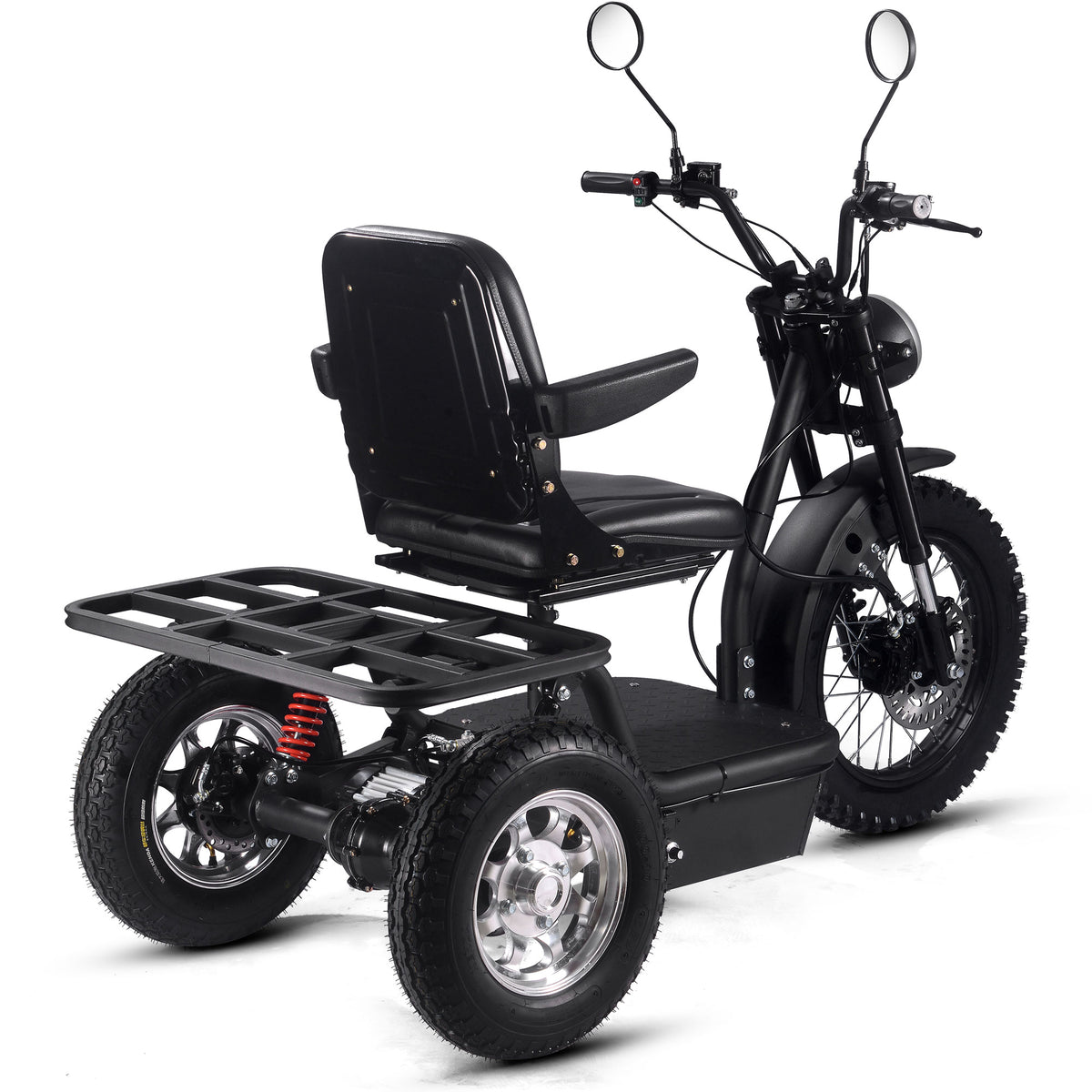 MotoTec Electric Trike 60V 1800W Black - view 4