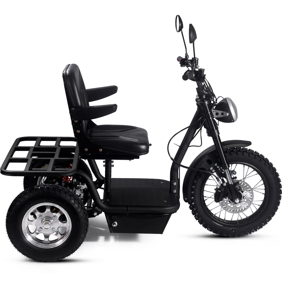 MotoTec Electric Trike 60V 1800W Black - view 5