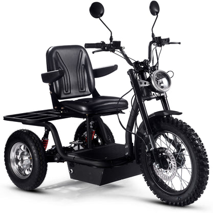 MotoTec Electric Trike 60V 1800W Black - view 6