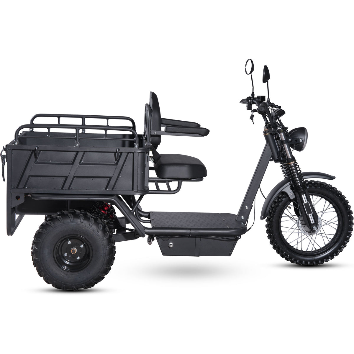 MotoTec Electric Trike 60V 2500W Black - view 3