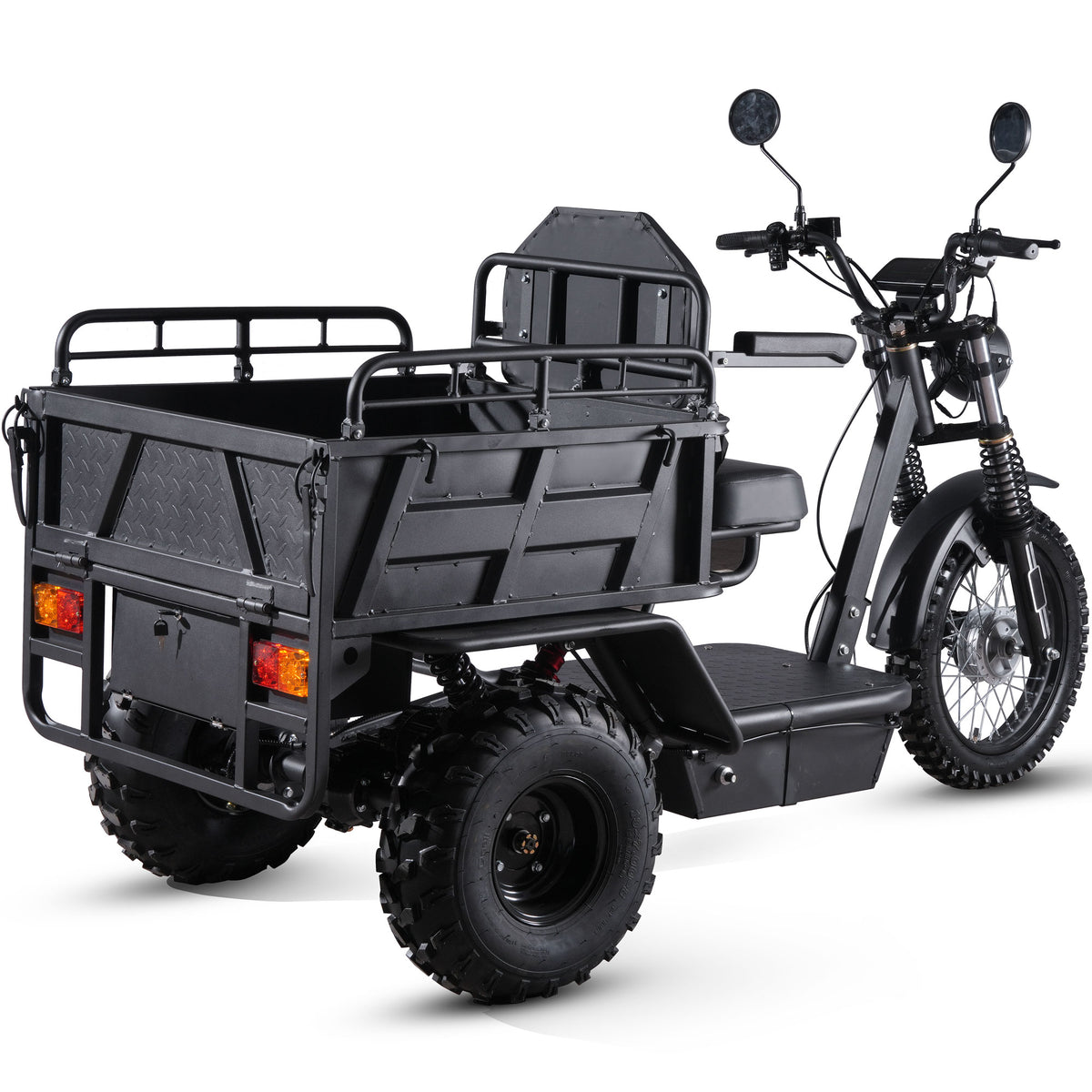 MotoTec Electric Trike 60V 2500W Black - view 4