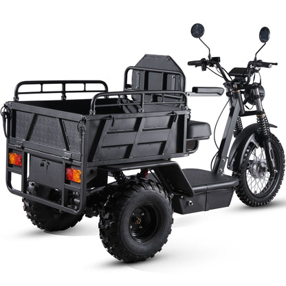 MotoTec Electric Trike 60V 2500W Black - view 4