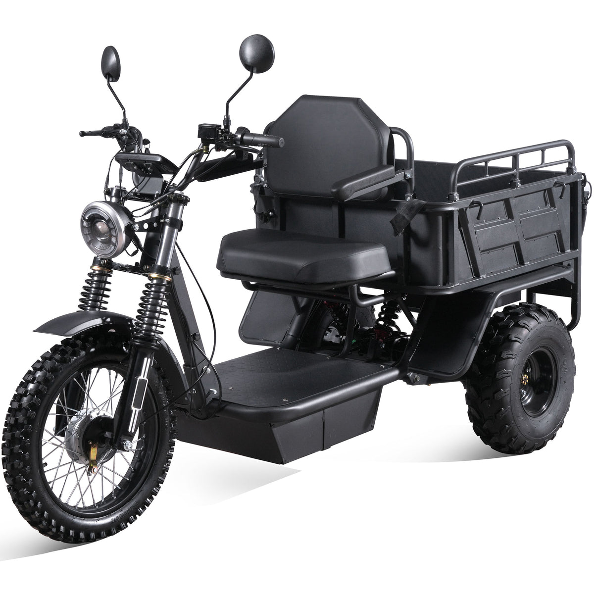 MotoTec Electric Trike 60V 2500W Black - view 6