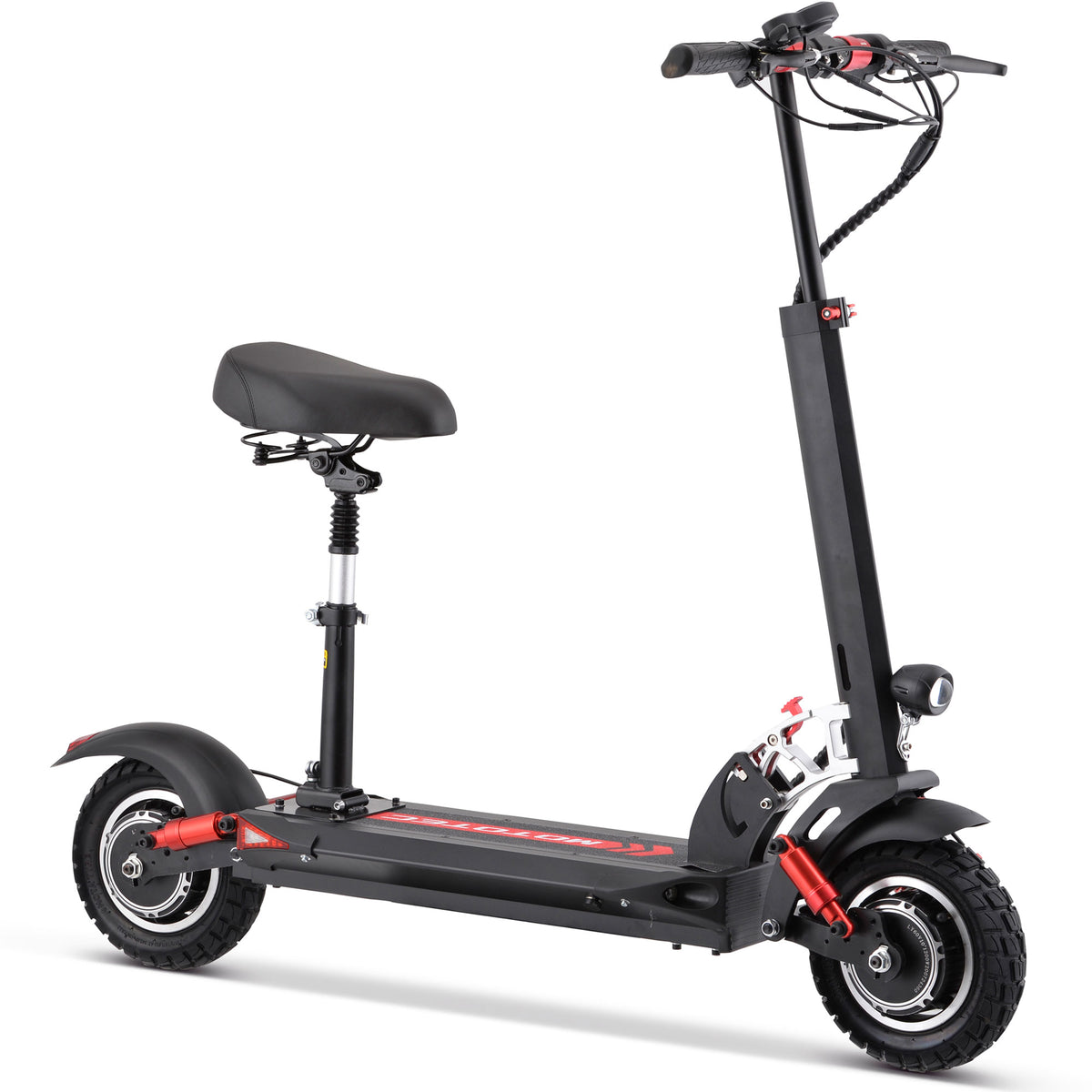 MotoTec Thor 60V 2400W Lithium Electric Scooter Black - view 3