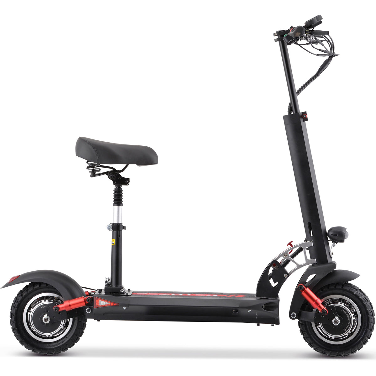 MotoTec Thor 60V 2400W Lithium Electric Scooter Black - view 4