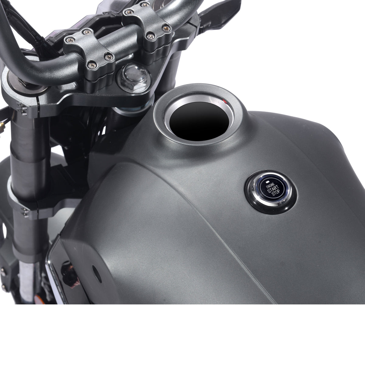 MotoTec Typhoon 72V 30Ah 3000W Lithium Electric Scooter Gray - view 9