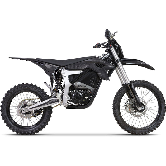 MotoTec Venom 72V 12000W Electric Dirt Bike Black - view 2