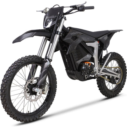 MotoTec Venom 72v 12000w Electric Dirt Bike Black
