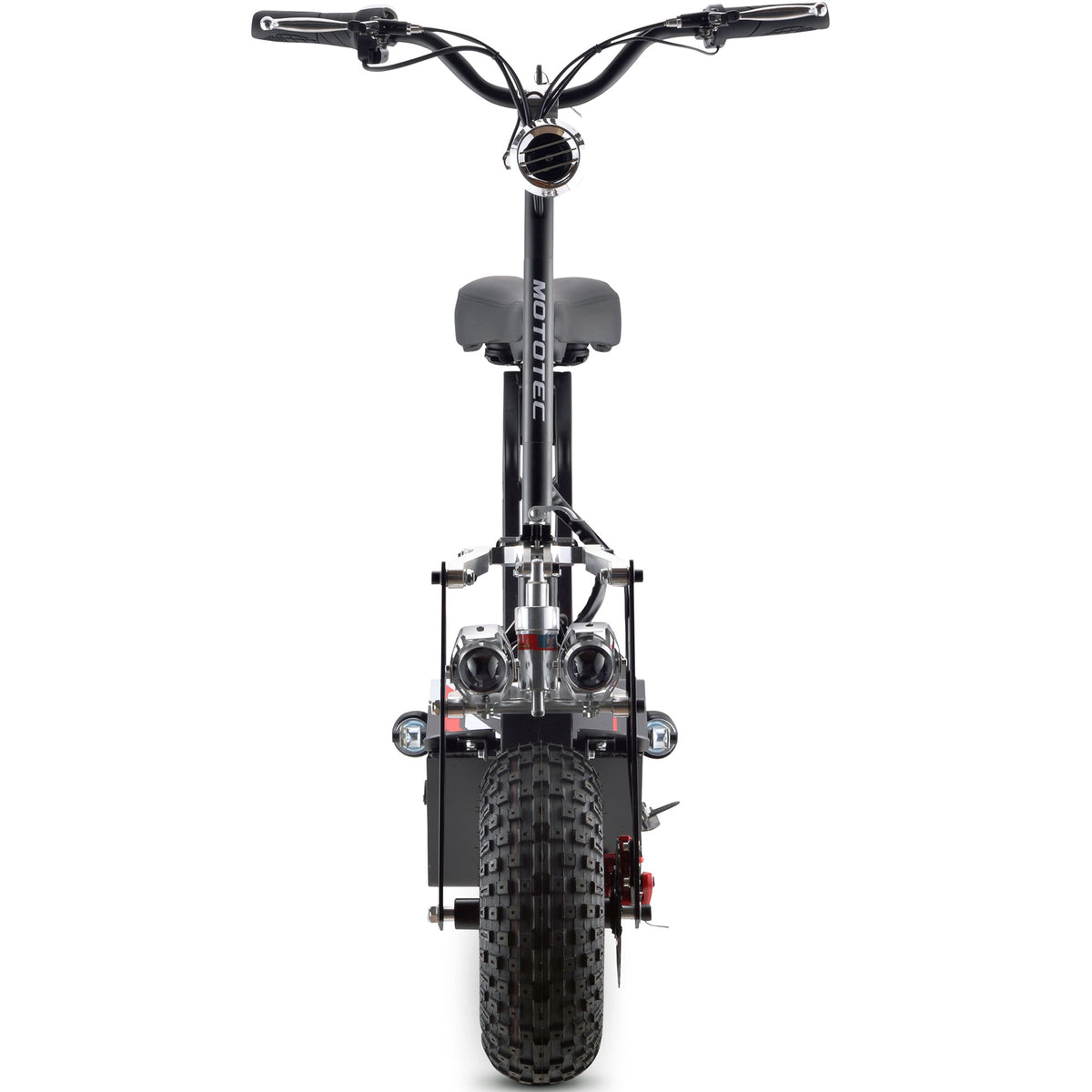 MotoTec Vulcan 48V 1600W Electric Scooter Black - view 5