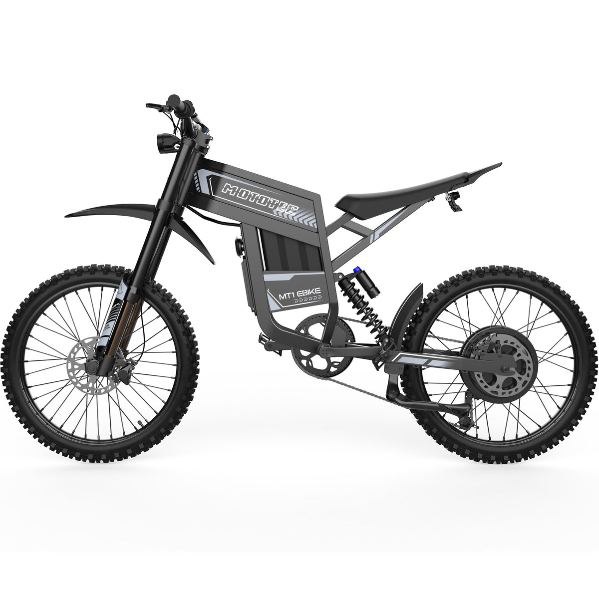 MotoTec MT1 Pro E-Bike 60V 6000W Grey - view 2
