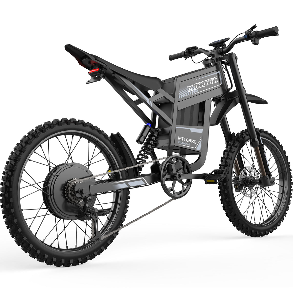 MotoTec MT1 Pro E-Bike 60V 6000W Grey - view 4