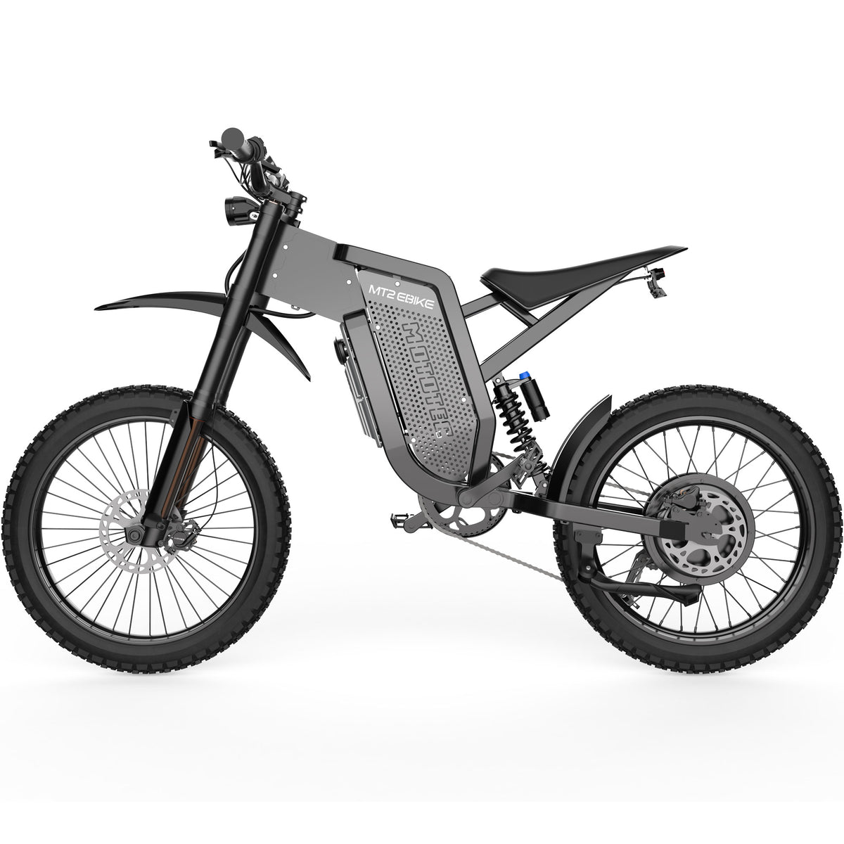 MotoTec MT2 Pro E-Bike 60V 6000W Grey - view 2