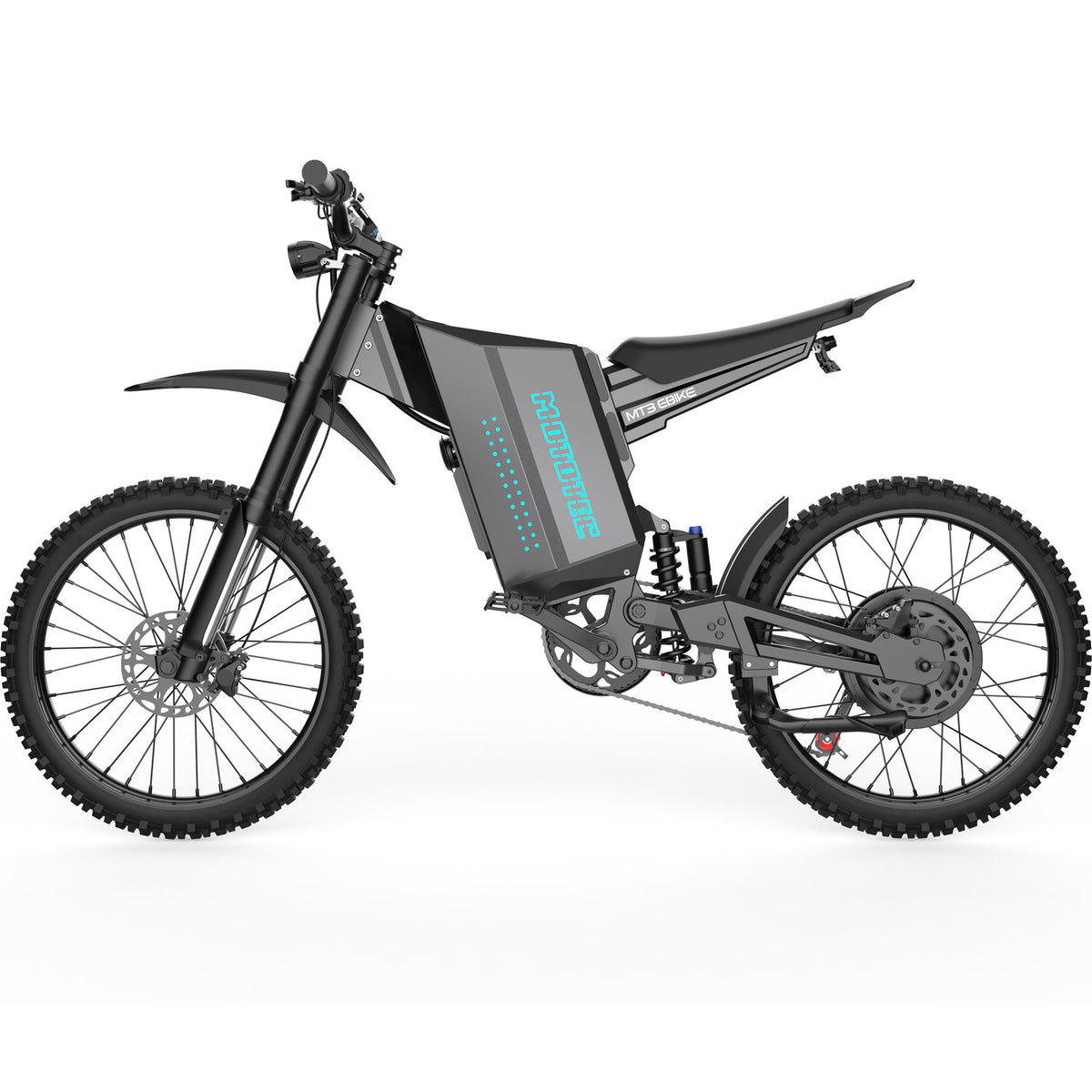 MotoTec MT3 Pro E-Bike 72V 8000W Grey - view 2