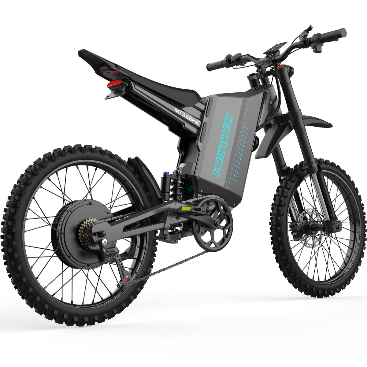 MotoTec MT3 Pro E-Bike 72V 8000W Grey - view 4