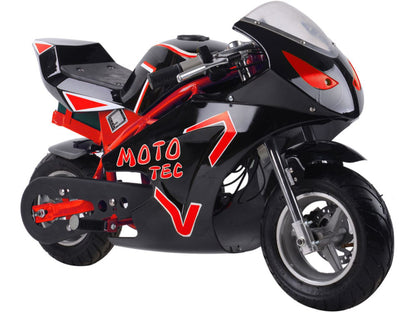 MotoTec 36V 500W Electric Pocket Bike GT Red