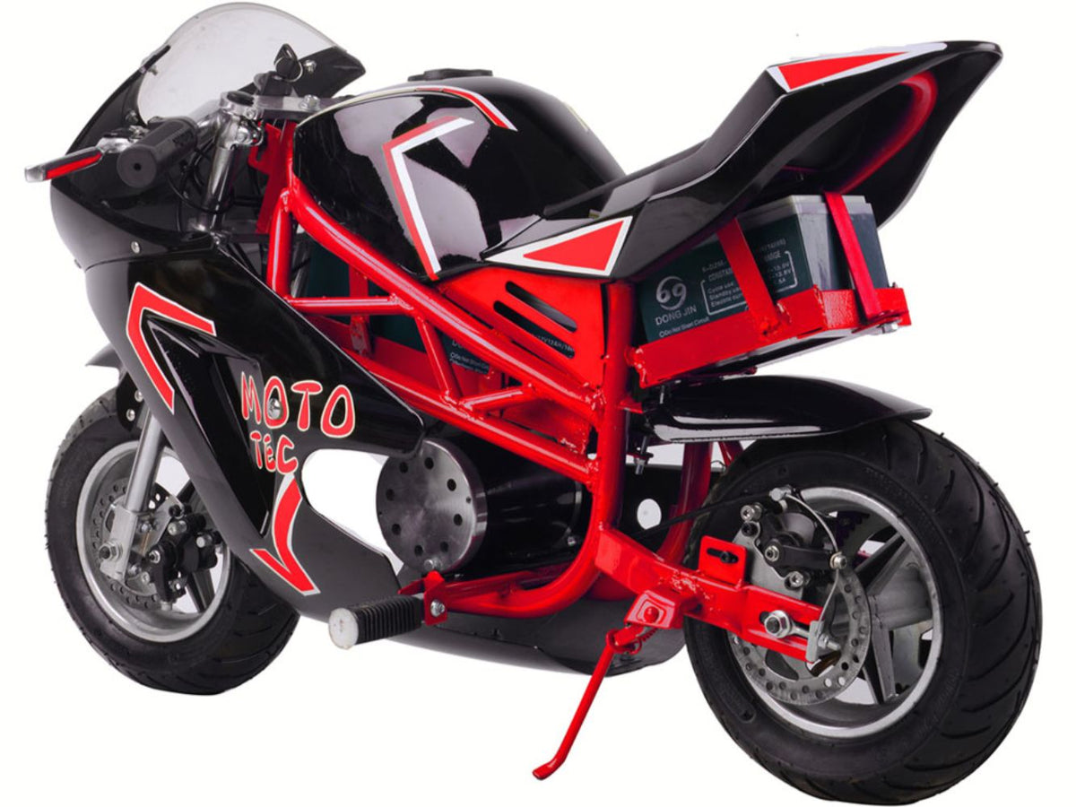 MotoTec 36V 500W Electric Pocket Bike GT Red - view 2