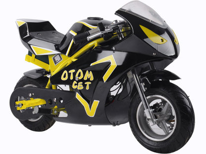 MotoTec 36V 500W Electric Pocket Bike GT Yellow