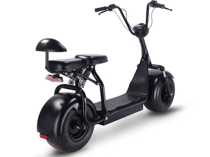 MotoTec Knockout 60V 1000W Electric Scooter Black - view 4