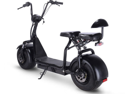 MotoTec Knockout 60V 1000W Electric Scooter Black - view 5