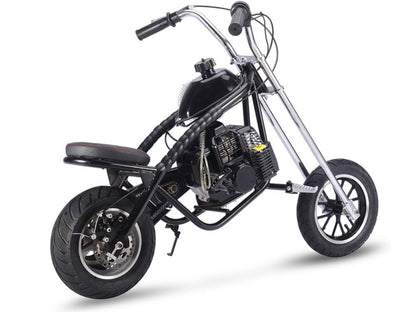 MotoTec 49cc Gas Mini Chopper Black - view 2