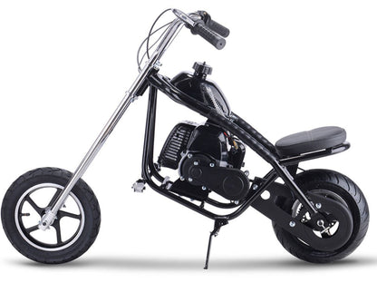 MotoTec 49cc Gas Mini Chopper Black - view 4