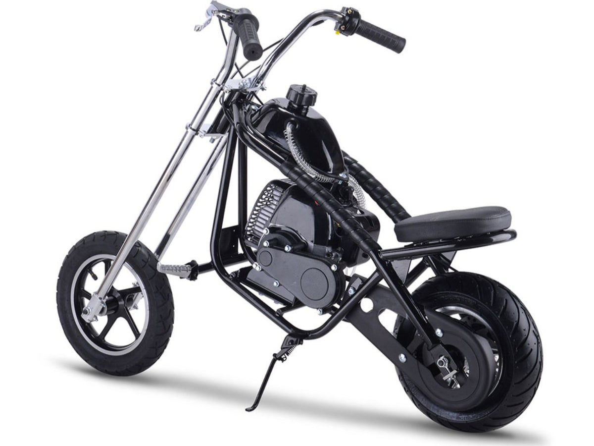 MotoTec 49cc Gas Mini Chopper Black - view 6