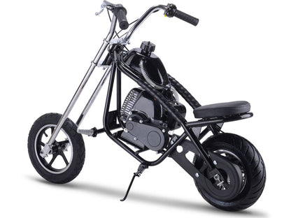 MotoTec 49cc Gas Mini Chopper Black - view 6