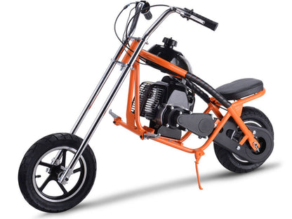 MotoTec 49cc Gas Mini Chopper Orange - view 4