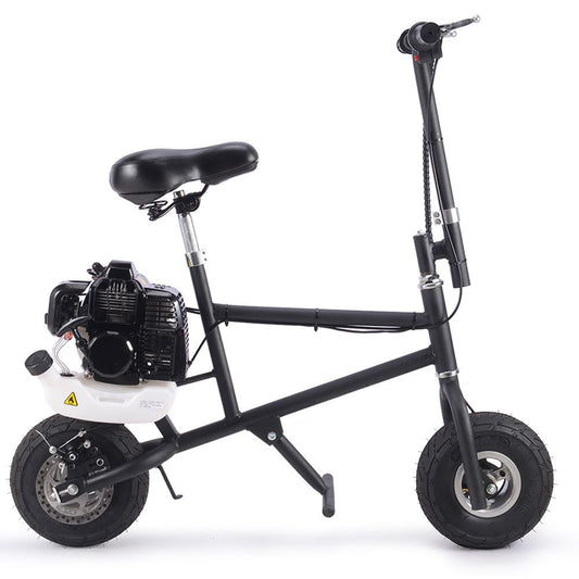 MotoTec 49cc Gas Mini Bike Black - view 2