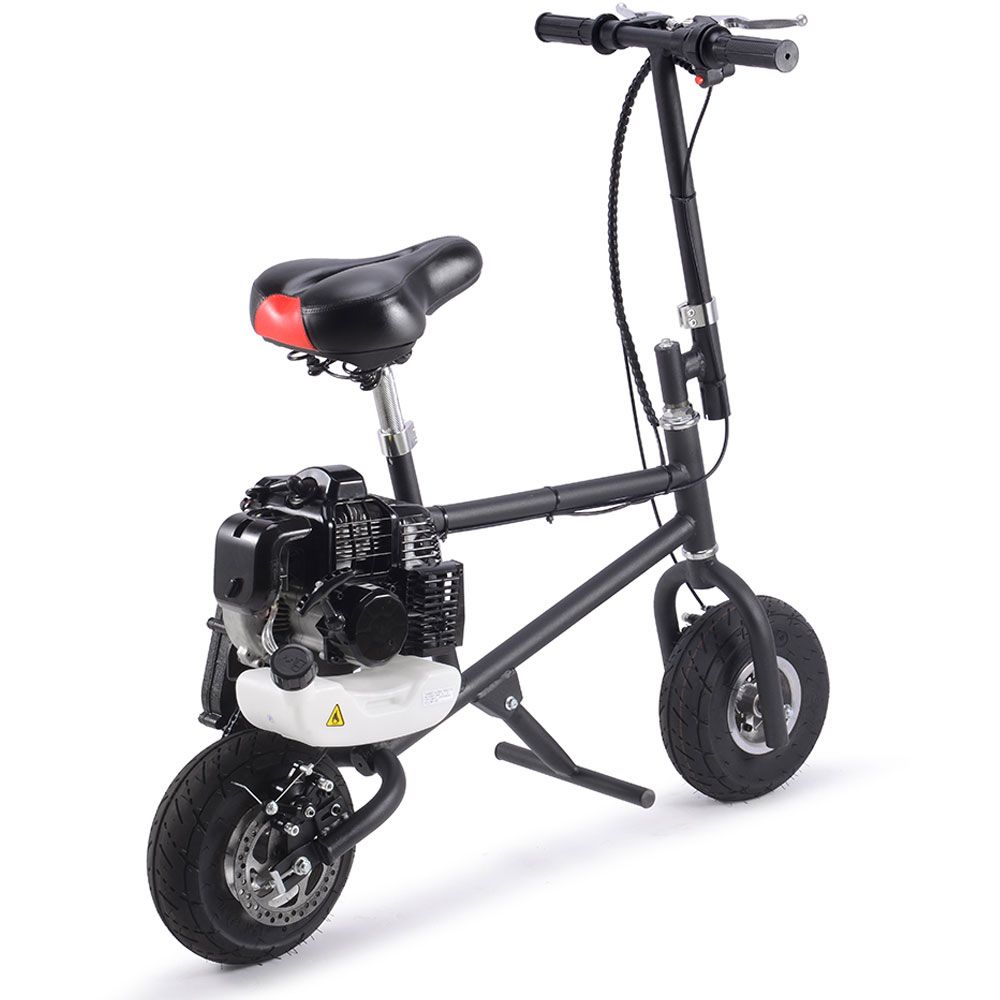 MotoTec 49cc Gas Mini Bike Black - view 3
