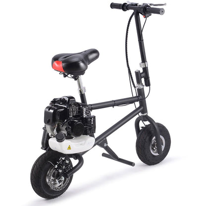 MotoTec 49cc Gas Mini Bike Black - view 3