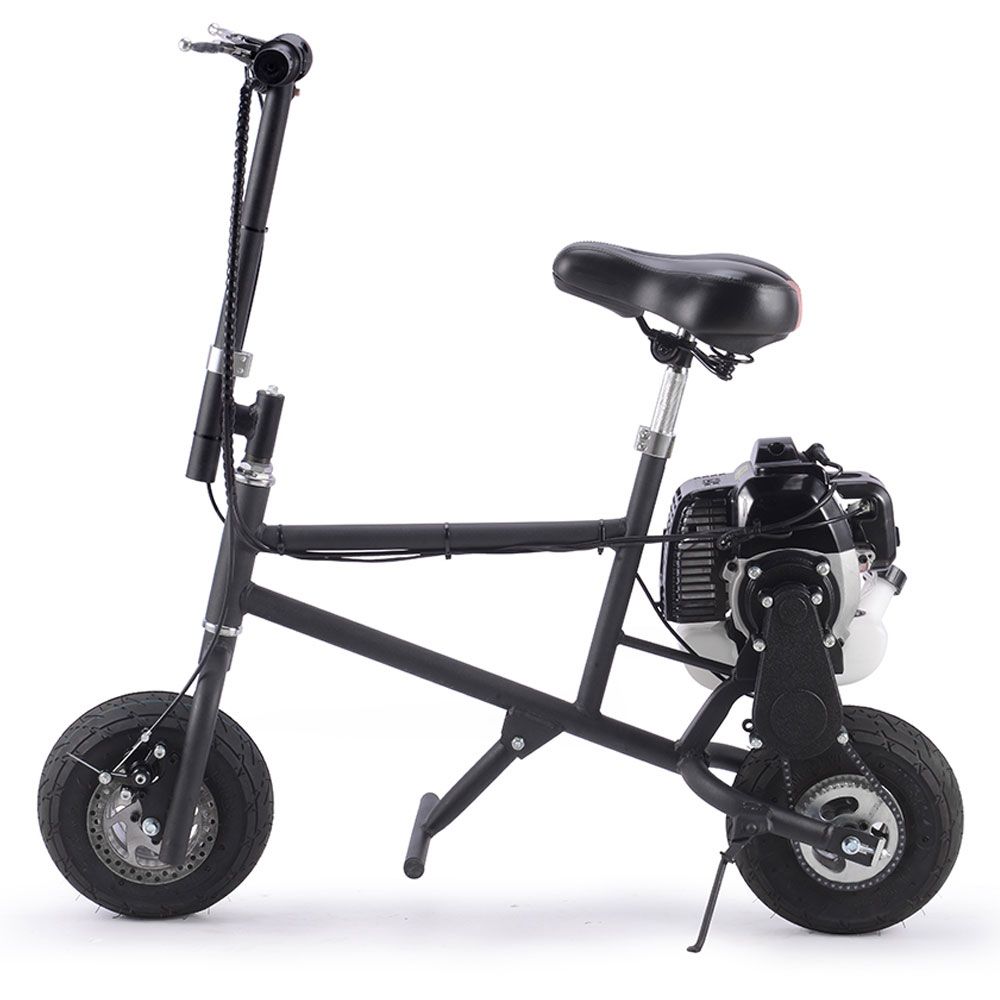 MotoTec 49cc Gas Mini Bike Black - view 5