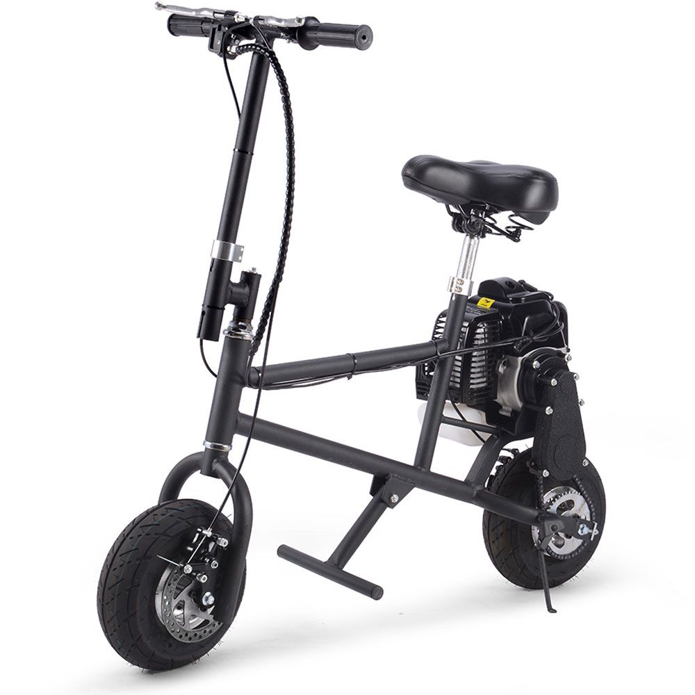 MotoTec 49cc Gas Mini Bike Black - view 6