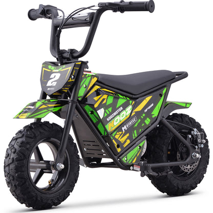 MotoTec 24V 250W (HP120E) Electric Mini Bike Green