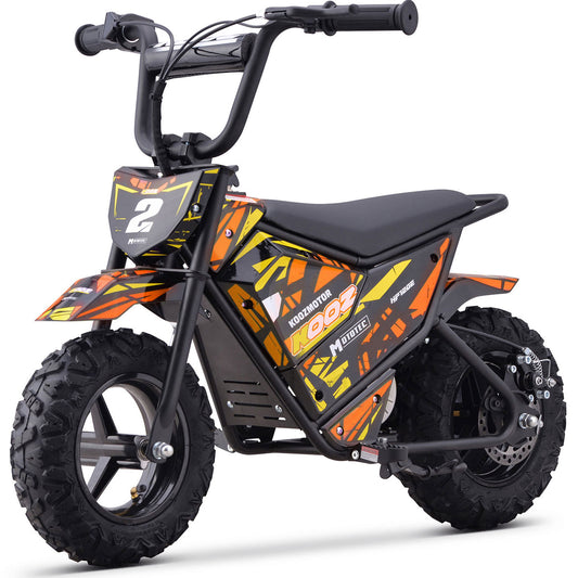 MotoTec 24V 250W (HP120E) Electric Mini Bike Orange